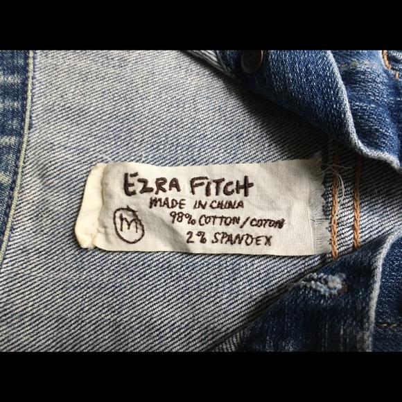 EXCELLENT Jean jacket EZRA FITCH size M 2010 - Picture 5 of 12